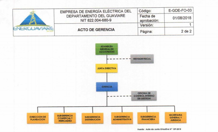 Estructura Organizacional