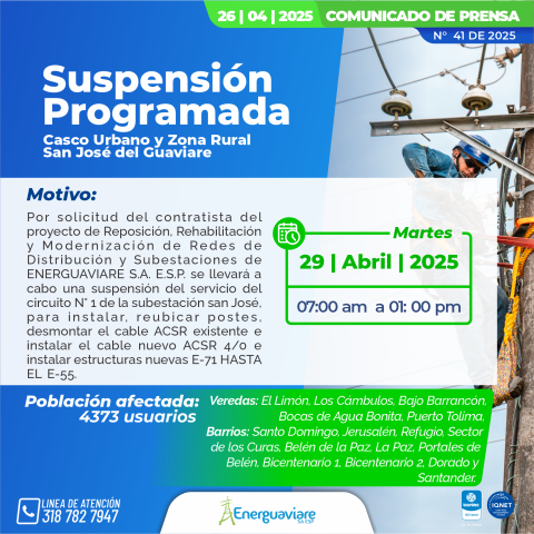 COMUNICADO 41 DE 2025