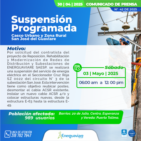 COMUNICADO 42 DE 2025