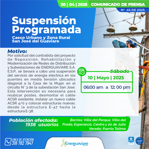 COMUNICADO 45 DE 2025