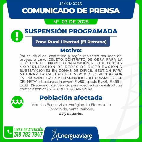 COMUNICADO 03 DE 2025