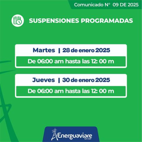 COMUNICADO 09 DE 2025 _ HORARIO