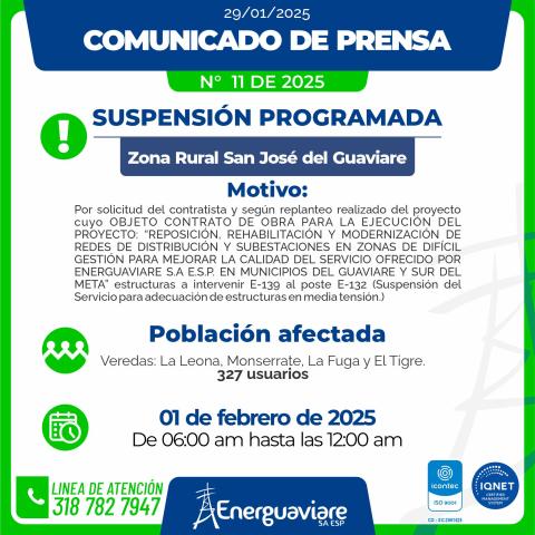 COMUNICADO 11 DE 2025