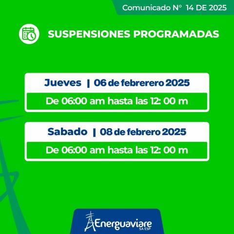 COMUNICADO 14 DE 2025 _ HORARIO
