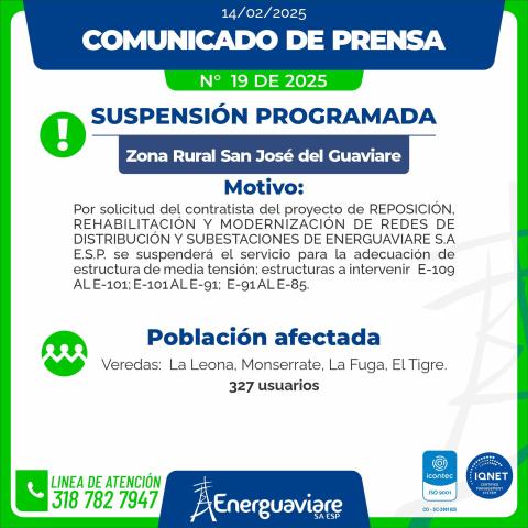 COMUNICADO 19 DE 2025