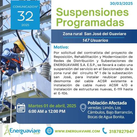 COMUNICADO 32 DE 2025